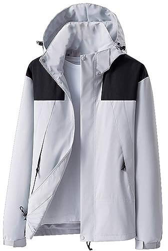 Generisch Fahrrad Regenjacke Atmungsaktiv Wasserdicht Faltbar Herren Leicht Kurz Wandern Regenponcho Festival Übergangsjacke Winter Wärme Regenmantel Sommermantel Schwarz 4xl Sport Outdoor