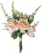 Jewlri Künstliche Blume Gefälschte Rose Strauß Blumen Faux Brautblumen Seide Blumenarrangements Dekorationen für Hochzeitssträuße DIY Home Party Tisch Tafelaufsätze Dekor (Champagner)