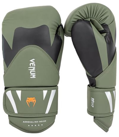 Venum Challenger 4.0 Gants de Boxe - Kaki/Noir - 12 Oz