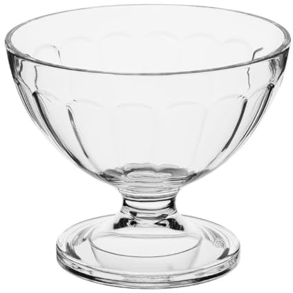 Olympia Kristallon Polycarbonate Sundae Glasses 200ml (Pack of 12) | Shatterproof build prevents dangerous breakages during busy commercial service, suited for outdoor dining and events.
