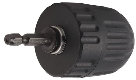 Clip de Mandrin en Métal et Pratique, Clip de Mandrin de Perçage Rapide et Stable, Adaptateur de Mandrin de Foret de 10 Mm Rapide et Stable avec Tige Hexagonale pour Axe de 9,3 Mm
