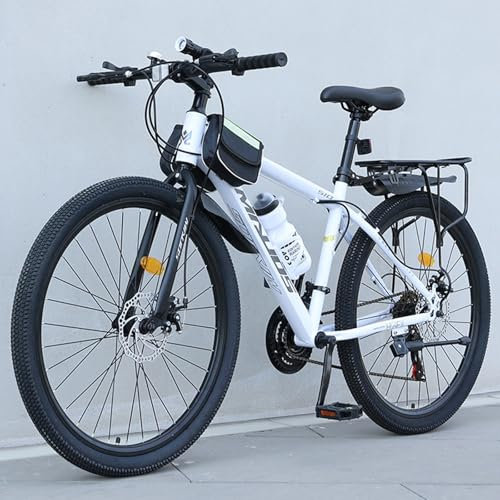 27 Gang Mountainbike 24 Zoll Mountainbike Mit Carbonstahlrahmen und Scheibenbremse Geeignet Für Männer und Frauen Erwachsene und Jugendliche D,21 Speed