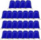 Playcrate Lot de 25 sacs à dos avec cordon de serrage – Sacs cadeaux de fête et sac de sport pour salle de sport, école, voyage, bleu, 43 x 34 cm