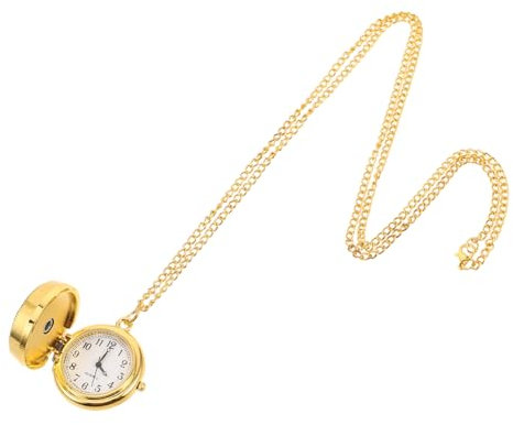 VALICLUD Halskette Uhr Vintage Blatt Halskette Irische Halskette Für Frauen Glas Medaillon Anhänger Glückskette Kleeblatt Quarz