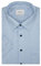 ETERNA Herren Kurzarm Hemd Comfort FIT | Hellblau | Struktur | 100% Baumwolle | Kentkragen Gr. 44