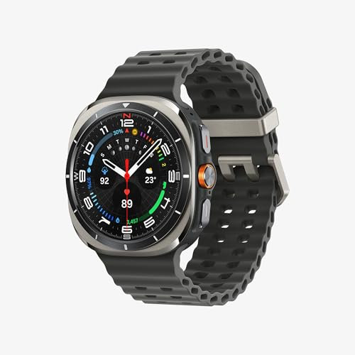 Samsung Galaxy Watch Ultra 2025 47mm - Smartwatch LTE con IA, Titanio, Botón Personalizable, Control de Salud, Garantía del Fabricante 3 Años + 1 año Extra, Plata Titanio (Versión española)
