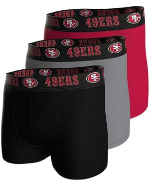 NFL Herren 3pk Boxers 49ers Underwear (3er Pack)
