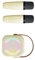 ZYHARUKO Small Bluetooth-compatible Karaoke Loudspeaker For Kids With 2 Microphones LED Light For Travel Birthday Party Portable Karaoke Machine With Microphones