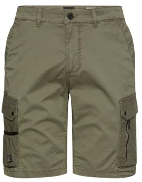 camel active Herren Bermuda Shorts | Bermuda Shorts mit praktischen Cargotaschen aus Baumwolle mit leichtem Stretchanteil, angemehme Passform durch Regular Fit