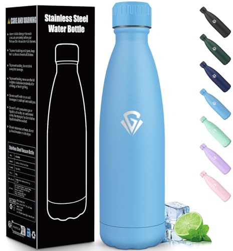 Botella Agua Acero Inoxidable 750ML, Sin BPA, Acero Inoxidable 18/8, Botella Agua Gimnasio Termica, Garrafa Termica, A Prueba de Fugas Reutilizable, Cantimplora para Camping, Gimnasio, Deportes