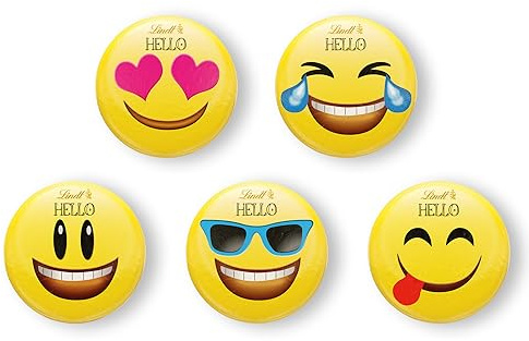 Lindt HELLO Mini Emotis, Schweizer Milchschokolade, 3000 g