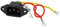 Aexit CA 250V 10A 3 cables Fusible Toma de corriente (model: Q7821VIIII-9306RV) eléctrica Entrada macho