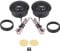 Madezz Car Audio Speaker, 1 Pair of 12V 120W General Mini Super Power Loud Dome Audio Speaker Tweeter Loudspeaker Horn Car Speaker Tweeters