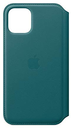 Apple Custodia folio in pelle (per iPhone 11 Pro) - Pavone