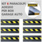 FUTURAZeta - Bumper 6 Pezzi Adesivi | Paracolpi Garage Auto| Protezione paraurti Portiere| Profilo Adesivo paracolpi parcheggio | Muro Parete Box Auto Resistente all'umidità | Made in Italy