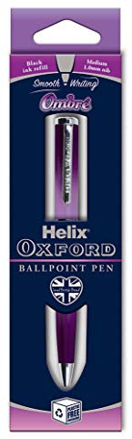 Helix Oxford Ombre Premium Ballpoint Pen - Pink (Black Ink) Ombre Pink, 209801
