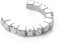 Mono Damen-Ohrring Ania Haie Cubica Casual RZO036