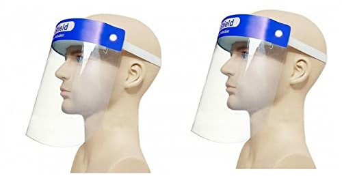 HDME 2 Visières de Protection VISIEREX2 – Réutilisables, Anti-Gouttelettes, Antibuée, Anti-Poussière, Ecran Facial, Protection Bouclier