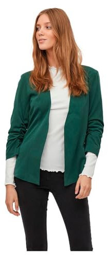 Vila Damen Viher New 3/4 Blazer/Su-noos Blazer, Pineneedle ,S