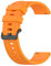 BrightBulb Pure Color Sweatproof Soft Silikonuhr Band Armbandersatz für Ga-rm-in Viv-owa-tch-Orange 22mm