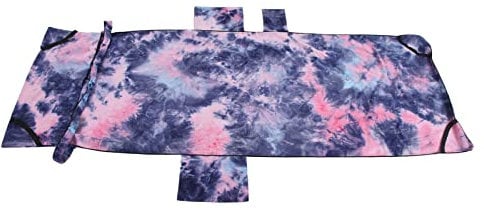 Pasamer Bezug FüR Strandkorb, Bezug FüR Chaiselongue Tie Dye Mikrofaser Bequem und Langlebig Breite Anwendung FüR den Garten (Lila)
