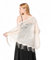 FAIRYGATE Schal Damen Beige Tücher Damen Stola für Abendkleid Weich Spitzenschal Mit Fransen Elegante Hochzeit Schals für Damen Festlich A6311
