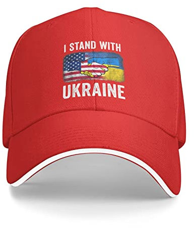 874 Baseballkappe Ich Stehe Mit Der Ukrainischen Flaggenliebhaber-Unterstützung Der Ukraine Basecap Baseball Klassische Baseball Mützen Unisex Baseballkappe Mütze Für Running Ausflug Outdoor