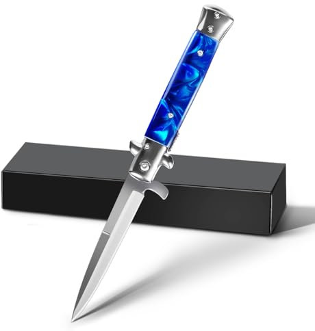 ZIMAIC Klappmesser Taschenmesser, Scharfer Einhandmesser, Outdoor Messer für Camping, Survival, Angeln, Geschenk für Männer
