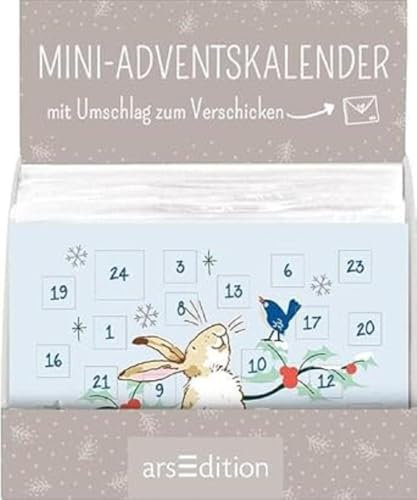 Display Mini-Adventskalender mit Umschlag zum Verschicken Weißt du eigentlich, wie lieb ich dich hab?: Mit 4 x 9 Ex.