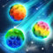 chimoo 3 Stück Jump Ball,Moon Ball Hohe Springender Globe Jump Ball EIN Knallendes Geräusch Machen Gummiball Spaceballs 7 cm Galaxy Ball Mini Bouncy Ball Bouncing Jumpball für Kinder Im Freien
