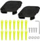 Aisny Grass Trimmer Replacement Blade and Blade Head, Grass Trimmer Blades for Ryobi RY40200 RY40021 RY24200 RY24021 P2000-6 P2006A P2200 18V 24V 40V Wireless Trimmer Garden Replacement Blade