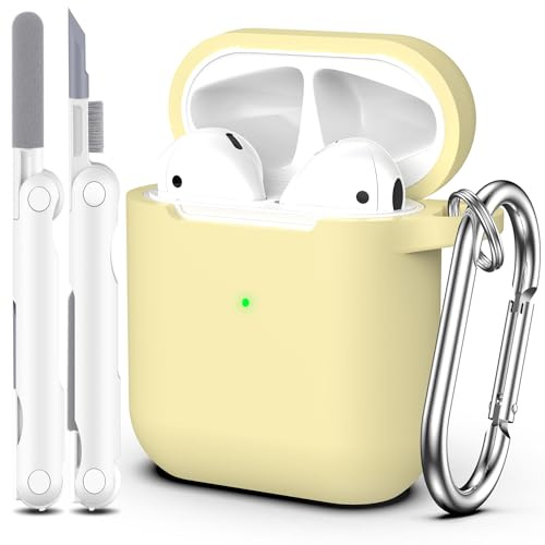 MHYALUDO Kompatibel mit Airpods Hülle Case (2016/2019), Airpods 2 Hülle