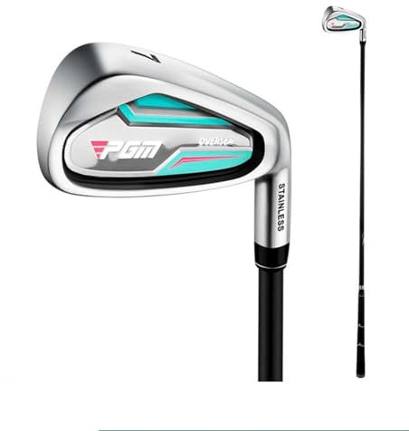 GRASKY Golf Iron with Right Handed Carbon/Steel Shaft, No. 5/6/7/8/9/P/S Golf Club Iron, Low Center of Gravity Men Women Golf Iron (with carbon shaft,#9(women))