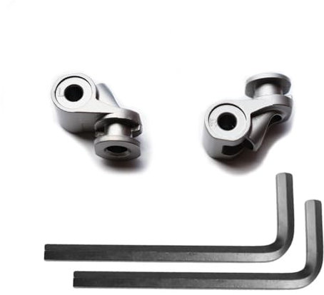 MZKLQVE QuietComfort 35 I II Metal Hinge Swivel Replacement Parts for Bose QC35/QC35 II//QC45/QC25 Headphones(Silver)