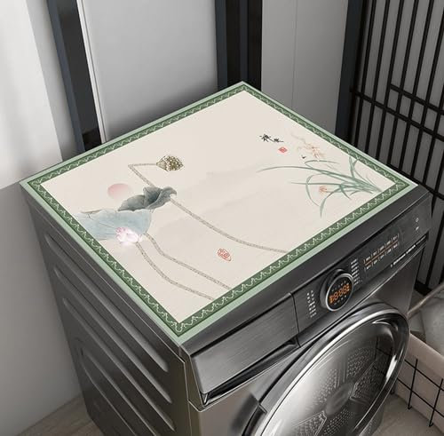 Funda Lavadora Exterior, Lavadora A Prueba De Polvo, Funda Lavadora Carga Superior Nevera Cubierta Antipolvo, Impermeable A Prueba De Polvo Para Secadora Baño A,65 * 90cm