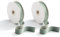 CHUQING Samtband Grün Geschenkband Salbeigrün Schleifenband Samt Grünes Dekoband Stoffband Velvet, 25 mm x 9 m,2 Rollen