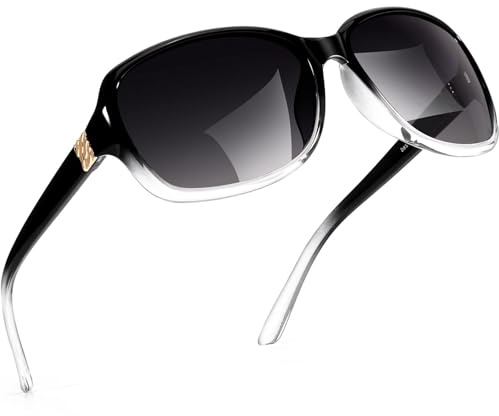 SIPHEW Polarised Sunglasses Womens With UV400 Protection | Premium TAC Polarized Lenses, Classic Oversized Oval, Lightweight Frame, for Driving Outdoor, Sun Glasses for Women
