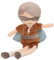 Jollein Stoffpuppe Kuschelpuppe - Superhero Dave - 100% Polyester - 32x10x6cm - Kuscheltier - Superheld