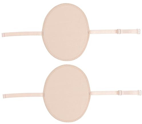 minkissy Achselschweißpads Aus Baumwolle Absorbierendes Schweißband Schweißflecken-pads Schweißabsorptionspad Für Hemden Blusen Mützen Und Hüte Einfach Anzubringen Und Abzuziehen