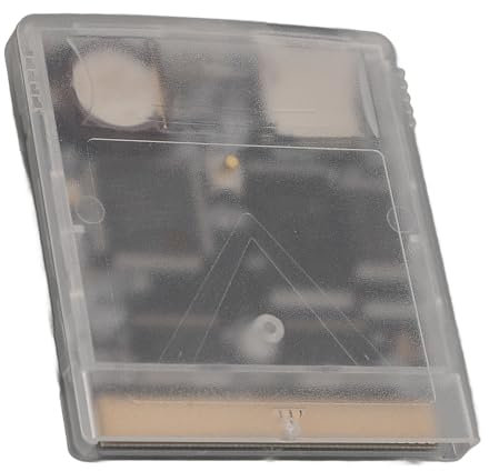 Cartouche de Jeu Multi-vidéo 1000 en 1, Cartouche de Jeu Rétro Classique 64 Mbit avec Carte Mémoire Flash de 8 Go pour Gameboy Advance SP (Blanc Transparent)