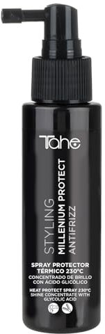 Tahe Spray capilar protector térmico 230º Millenium Protect con Ácido Glicólico, 100 ml