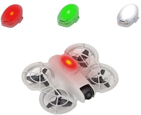 CERFFOOL Wiederaufladbare Nacht Navigation Warnung Licht für DJI NEO Mini 4 Pro 4 3 Pro 3 Mavic 3 Pro 3 Classic Air 3 FPV Avata 2 etc USB Laden hohe Helligkeit Multicolor Drohnen Zubeh