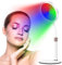 Hottoerak Rotlichtlampe mit Sockel, 7 Farben Rotlichtlampe Therapie mit Timer, 100LEDs mit 5 Leistung, Rotlicht Therapie mit Schwanenhals Gesicht, Körper