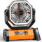 OGERY F6 Camping Fan, Portable Battery Operated Fan with 20000mAh Rechargeable Battery, LED Lantern, Remote Control and Oscillating - 4 Speeds for Tent, Travel