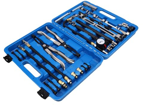 aqxreight Compresseur de Ressort de Soupape, Kit D'outils de Retrait de Ressort de Soupape Universel avec Connecteurs M10 M12 M18, pour Les Moteurs à sans Démontage de Culasse