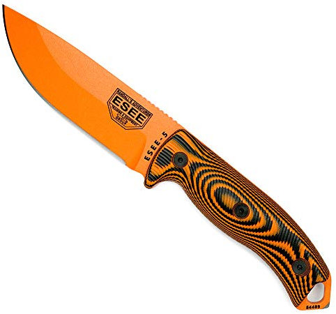 ESEE Model 5 Fixed Blade Orange/schwarz, ES5POR006