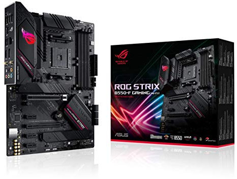ASUS ROG Strix B550-F Gaming Carte mère AMD AM4 ATX avec WiFi 6, PCIe 4.0, LAN 2,5 Go, HDMI 2.1, Aura Sync