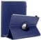 Cadorabo Tablet case compatible with Asus Zenpad 8.0 (8.0 inch) (Z380M) in DARK BLUE - Protective cover made of synthetic leather with stand function - 360 degree case with elastic band