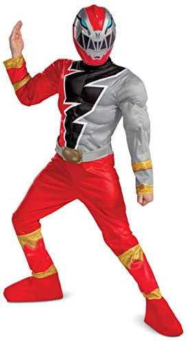 Red Ranger Dino Fury Déguisement de luxe Taille S (4-6)