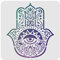 FINGERINSPIRE Hamsa Hand Schablone Vorlage 30x30cm Kunststoff Mandala Hand Malerei Schablonen Eid al-Fitr Mubarak Dekor Wiederverwendbare Islamische Schablonen Für Holz Wand Möbel Boden Stoff